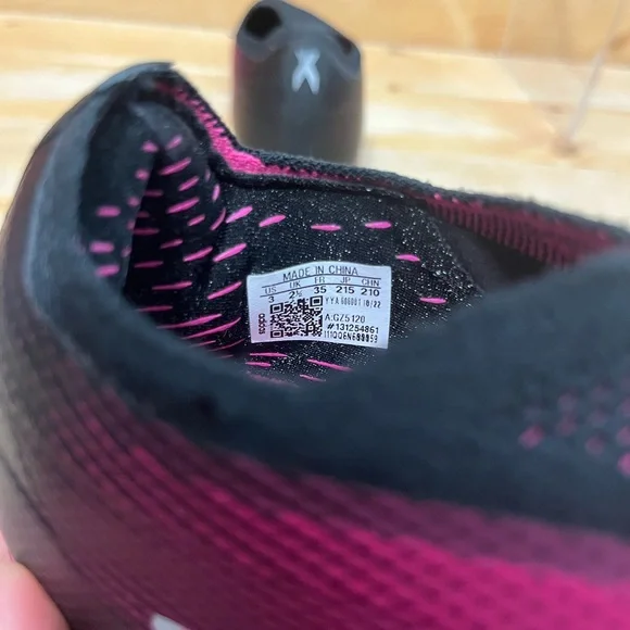 New Adidas X Speedportal+ FG J GZ5120 Unisex Black/Pink Soccer Cleats - Picture 6 of 8